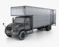 International Durastar 4700 Box Truck 2010 3d model wire render