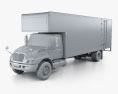 International Durastar 4700 Box Truck 2010 3d model clay render