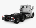 International RH Day Cab Tractor Truck 2022 3d model back view