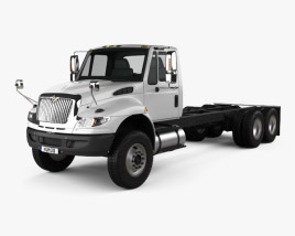 International Durastar 4400 SBA 底盘驾驶室卡车 2011 3D模型