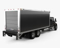 International Durastar Crew Cab Box Truck 2022 3d model back view