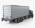 International Durastar Crew Cab Box Truck 2022 3d model