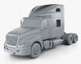 International LT Tractor Truck 2022 3d model clay render