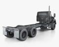 International HV613 Day Cab Chassis Truck 3-axle 2022 3d model