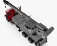 International HX620 Crane Truck with HQ interior 2019 3d model top view
