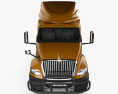 International LT 73 Hi-Rise Sleeper Cab Tractor Truck 3-axle 2022 3d model front view