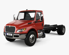 International MV Вантажівка шасі 2023 3D модель