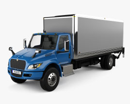 International eMV Box Truck 2022 Modello 3D
