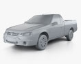 Iran Khodro Arisun 2019 3D-Modell clay render