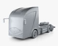 Irizar IE Truck Chassis Truck 2022 3d model clay render
