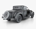 Isotta Fraschini Tipo 8A cabriolet 1924 Modelo 3d