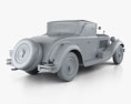 Isotta Fraschini Tipo 8A Кабріолет 1924 3D модель