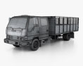 Isuzu NPR Dump Truck 2014 3d model wire render
