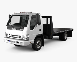 Isuzu NPR Flatbed 2014 3D model