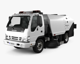 Isuzu NPR Road Cleaner 2014 3D model