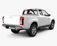 Isuzu D-Max Extended Cab 2014 3d model back view
