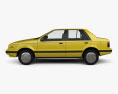 Isuzu Gemini (PF60) sedan 1979 3d model side view