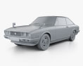 Isuzu 117 (PA90) Coupe 1977 3d model clay render