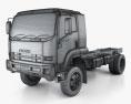 Isuzu FTS 800 Single Cab Chassis Truck 2017 3d model wire render