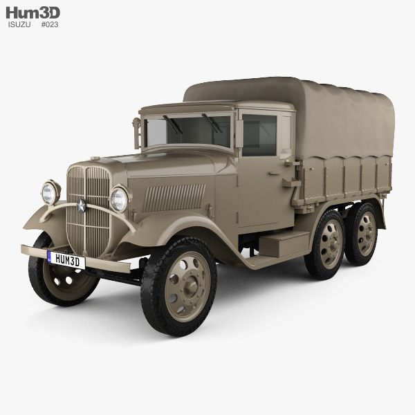 Isuzu Type 94 Truck 1934 3D-Modell