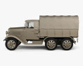 Isuzu Type 94 Truck 1934 3D 모델  side view