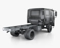 Isuzu NPS 300 Crew Cab Camion Telaio 2015 Modello 3D