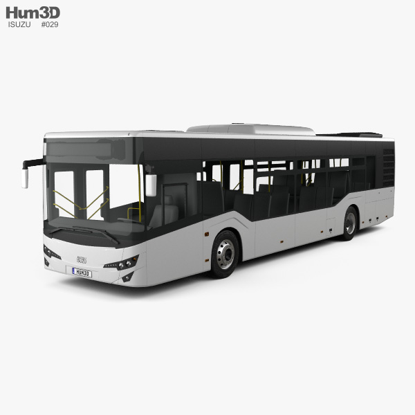Isuzu Citiport Autobus 2015 Modello 3D