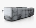 Isuzu Citiport bus 2015 3d model wire render