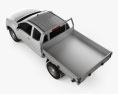 Isuzu D-Max Space Cab Alloy Tray SX 2020 Modello 3D vista dall'alto