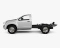 Isuzu D-Max Single Cab Chassis SX 2020 3d model side view