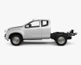 Isuzu D-Max Space Cab Chassis SX 2020 3d model side view