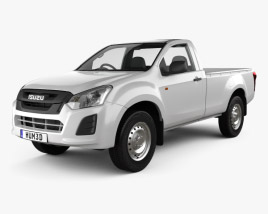 Isuzu D-Max Single Cab Ute SX 2020 3D model