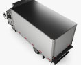 Isuzu NRR Refrigerator Truck 2017 3d model top view