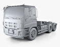 Isuzu Giga Max Tractor Truck 2015 3d model clay render