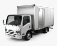 Isuzu Elf Box Truck 2021 3d model