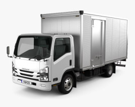 Isuzu Elf Box Truck 2021 3D model