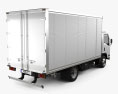 Isuzu Elf Box Truck 2021 3d model back view