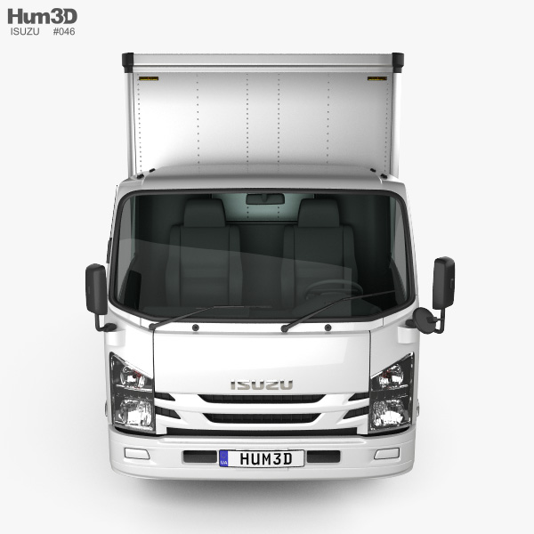 Download Isuzu Elf Box Truck 2017 3d Model Vehicles On Hum3d