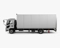 Isuzu Forward 箱式卡车 2017 3D模型 侧视图