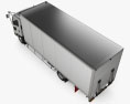 Isuzu Forward Box Truck 2021 Modello 3D vista dall'alto
