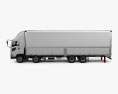 Isuzu Giga Box Truck 4-axle 2021 3d model side view