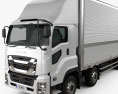 Isuzu Giga Box Truck 4-axle 2021 3d model