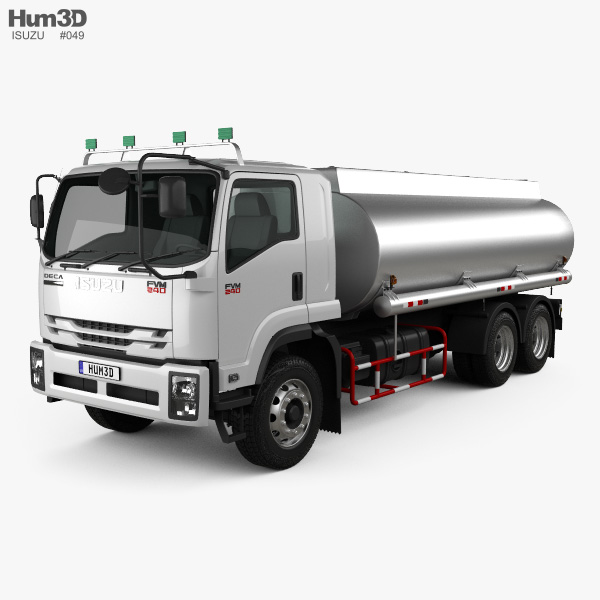 Isuzu FVM Tanker Truck 2021 3D model