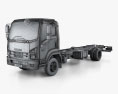 Isuzu Forward Camion Telaio 2017 Modello 3D wire render