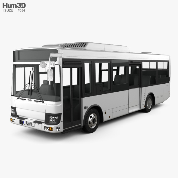 Isuzu Erga Mio L1 Autobús 2019 Modelo 3D