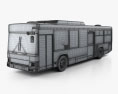 Isuzu Erga Mio L2 bus 2019 3d model wire render
