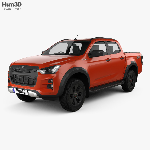 Isuzu D-Max Doppelkabine Vcross 4x4 2020 3D-Modell