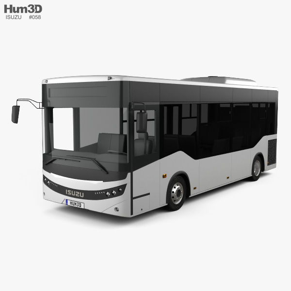 Isuzu Novociti Life bus 2018 3D model