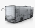 Isuzu Novociti Life bus 2018 3d model wire render