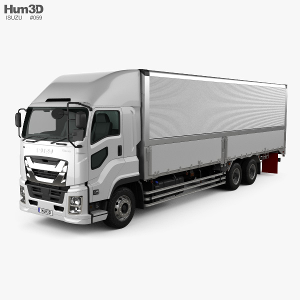 Isuzu Giga Kofferfahrzeug 2015 3D-Modell